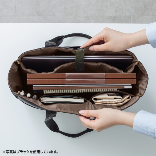BAG-CA14GY / カジュアル２WAYトートバッグ