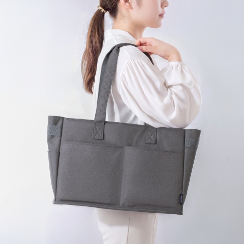 BAG-CA14GY / カジュアル２WAYトートバッグ