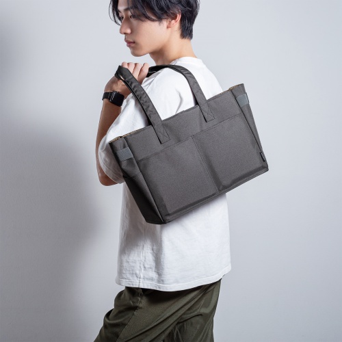 BAG-CA14GY / カジュアル２WAYトートバッグ