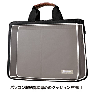 BAG-CA3BK / カジュアルPCバッグ（ブラック）