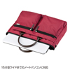 BAG-CA6R / カジュアルPCバッグ（15.6インチワイド対応・レッド）