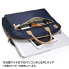 BAG-CA7BK2 / カジュアルPCバッグ（15.6インチワイド・ブラック）