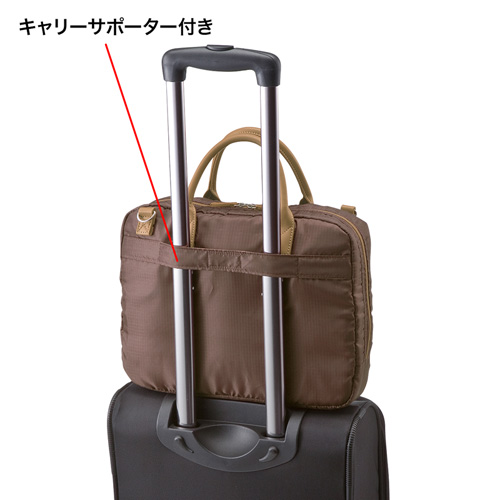 BAG-CA8BR / カジュアルPCバッグ（13.3インチワイド・ブラウン）