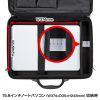 BAG-EVA7BKN セミハードPCケース(16インチワイド・シングル・ブラック) BAG-EVA7BKN / セミハードPCケース(16インチワイド・シングル・ブラック)