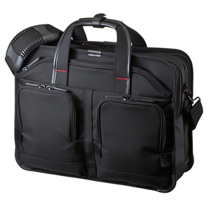 BAG-EXE8 / エグゼクティブビジネスバッグPRO(15.6インチワイド・ダブル・ブラック)