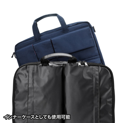 BAG-F7NV / カジュアルPCバッグ（15.6インチワイド・ネイビー）