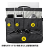 BAG-F8BK カジュアルPCバッグ(13.3インチワイド・ブラック) BAG-F8BK / カジュアルPCバッグ(13.3インチワイド・ブラック)