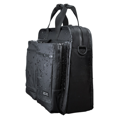 BAG-LW10BK / 超撥水・軽量PCバッグ（3WAYタイプ・15.6インチワイド・シングル・ブラック）