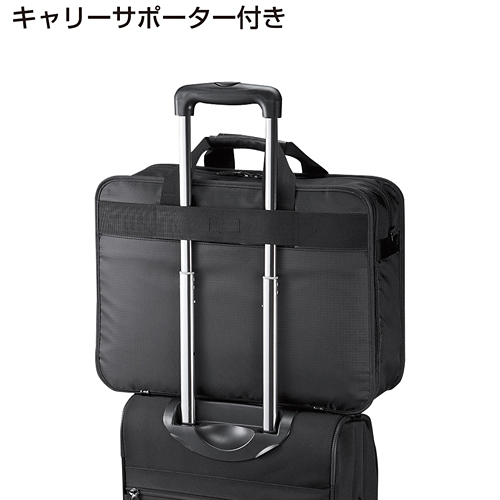 BAG-LW6BK / 超軽量PCバッグ（16.4インチワイド・ダブル）