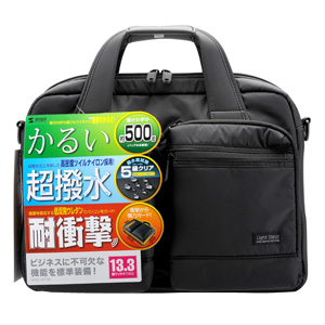 BAG-LW7BK / 超軽量・超撥水・衝撃吸収PCバッグ