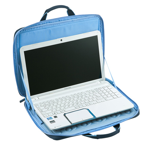 BAG-P20NV2 / 衝撃吸収PCケース（15.6インチワイド対応・ネイビー）