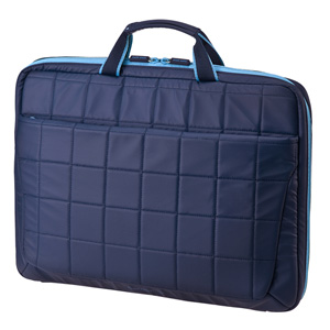 BAG-P20NV2 / 衝撃吸収PCケース(15.6インチワイド対応・ネイビー)