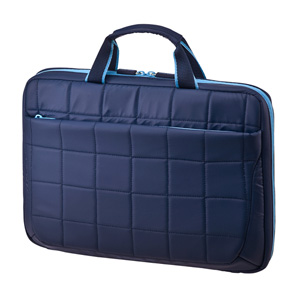 BAG-P21NV2 / 衝撃吸収PCケース(13.3インチワイド・ネイビー)