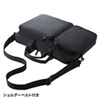 BAG-P22BK / 衝撃吸収PCケース（15.6インチワイド対応・ブラック）