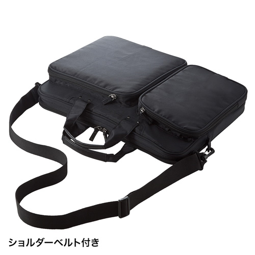 BAG-P22BK / 衝撃吸収PCケース（15.6インチワイド対応・ブラック）