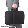 BAG-P22BK / 衝撃吸収PCケース（16インチワイド対応・ブラック）