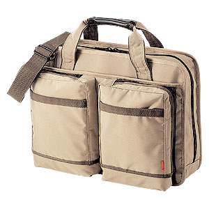 BAG-POCKET20C / PCブリーフケース(キャメル)