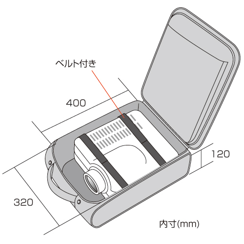 BAG-PRO3 / プロジェクターバッグ（キャリータイプ）