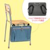 BAG-SCLSD1BL チェア側面簡単取り付け収納ケース(ブルー) BAG-SCLSD1BL / チェア側面簡単取り付け収納ケース(ブルー)