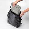 BAG-SCLSD1GY チェア側面簡単取り付け収納ケース(グレー) BAG-SCLSD1GY / チェア側面簡単取り付け収納ケース(グレー)