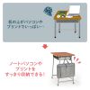 BAG-SCLSD1GY チェア側面簡単取り付け収納ケース(グレー) BAG-SCLSD1GY / チェア側面簡単取り付け収納ケース(グレー)