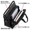 BAG-SL01BK セキュリティビジネスバッグ(15.6インチワイド・ダブル・ブラック) BAG-SL01BK / セキュリティビジネスバッグ(15.6インチワイド・ダブル・ブラック)