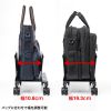BAG-STN001BKN キャスター付き鞄スタンド(ブラック) BAG-STN001BKN / キャスター付き鞄スタンド(ブラック)