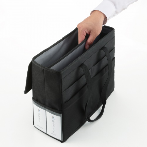 BAG-TW11BK / ミーティングバッグ(フタ付き)