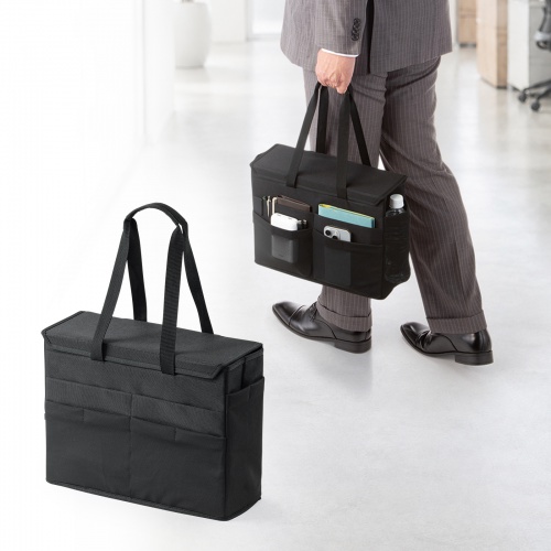 BAG-TW11BK / ミーティングバッグ(フタ付き)