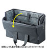 BAG-TW3GY テレワークモバイルバッグ(グレー) BAG-TW3GY / テレワークモバイルバッグ(グレー)