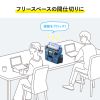 BAG-TW5BL テレワークミーティングバッグ(ブルー) BAG-TW5BL / テレワークミーティングバッグ(ブルー)