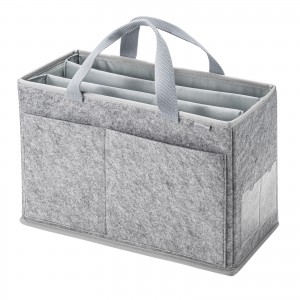 BAG-TW9GY / フェルトBOXバッグ(グレー)