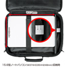 BAG-U16BKN PCキャリングバッグ(16.4インチワイド対応・ダブル・ブラック) BAG-U16BKN / PCキャリングバッグ(16.4インチワイド対応・ダブル・ブラック)