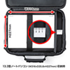 BAG-U19BK / PCキャリングバッグ（14インチワイド・ブラック）