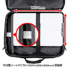BAG-U54BKN PCキャリングバッグ(15.6インチワイド対応) BAG-U54BKN / PCキャリングバッグ(15.6インチワイド対応)