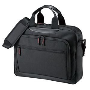 BAG-W1BKN / マチ拡張PCバッグ（14インチワイド対応・ブラック）