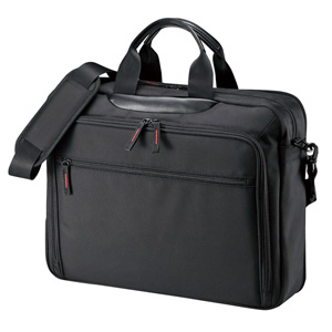 BAG-W2BKN / マチ拡張PCバッグ(15.6インチワイド対応・ブラック)