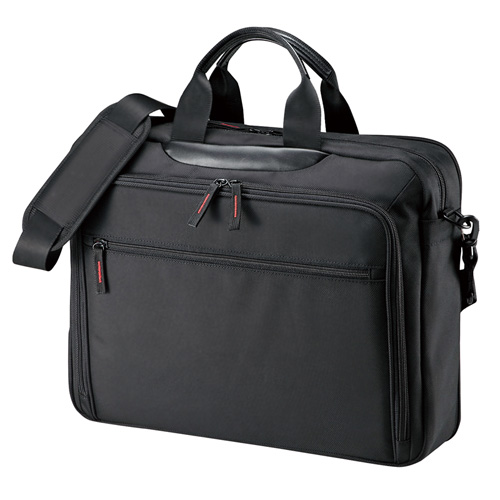 BAG-W2BKN / マチ拡張PCバッグ（15.6インチワイド対応・ブラック）