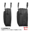 BAG-W4BK / マチ拡張PCバッグ（15.6インチワイド・ブラック）