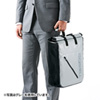 BAG-WP001BK PCバックパック(防水生地・ブラック) BAG-WP001BK / PCバックパック(防水生地・ブラック)