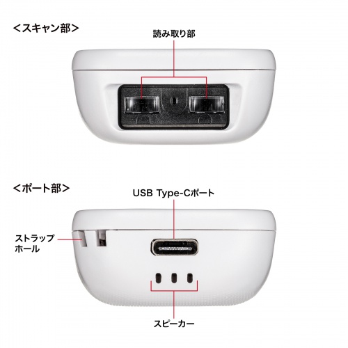 BCR-BT1D8W / Bluetooth1次元バーコードリーダー