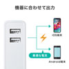 BTL-RDC17W / AC充電器一体型モバイルバッテリー（5200mAh）