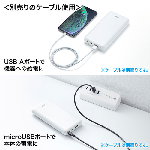 BTL-RDC18W / モバイルバッテリー（20000mAh）