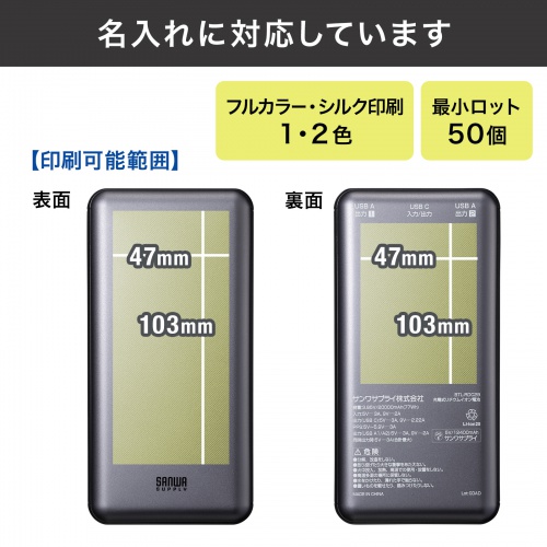 BTL-RDC29 / モバイルバッテリー（20000mAh・PD20W）