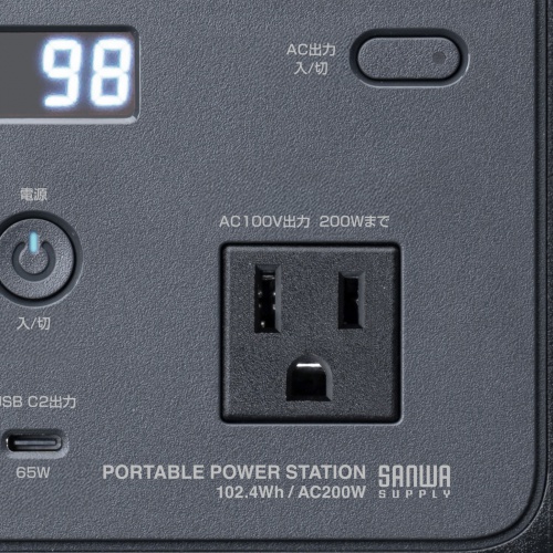 BTL-RDC45 / ポータブル電源（102.4Wh・AC200W）