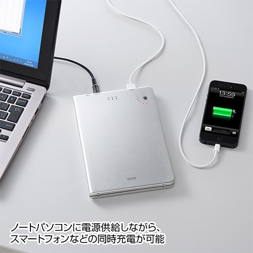 BTL-RDC6 / USB充電ポート付きノートパソコン用モバイルバッテリー