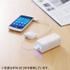 BTN-DC2BK USB出力付ポータブルバッテリー電源(ブラック) BTN-DC2BK / USB出力付ポータブルバッテリー電源(ブラック)