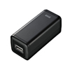 BTN-DC2BK / USB出力付ポータブルバッテリー電源（ブラック）