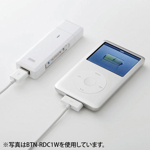 BTN-RDC1BK / USB出力付ポータブルバッテリー充電器（ブラック）