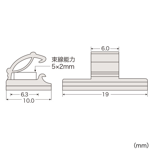 CA-507N / 電話ケーブルクランプ